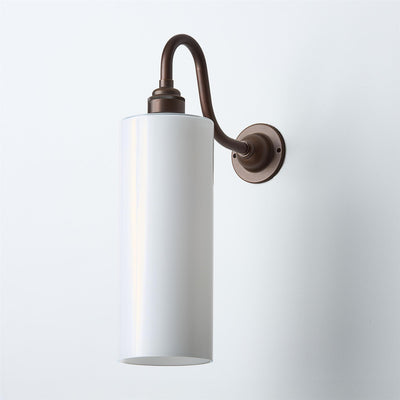 Parker Wall Light : Swan Arm : Bathroom Version