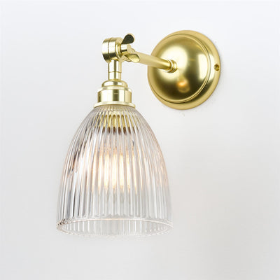 Elongated Prismatic Wall Light : Adjustable Arm