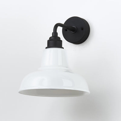 Factory Bathroom Wall Light : Right Angled