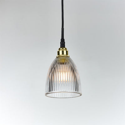 Elongated Prismatic Pendant Light : Bathroom Version