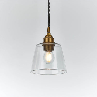 Tapered Blown Pendant Light