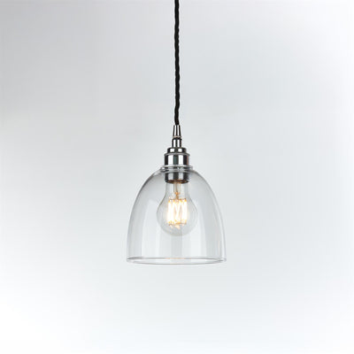Bell Blown Pendant Light
