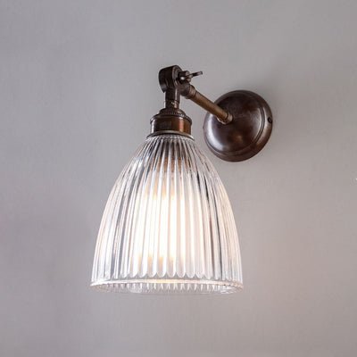 Elongated Prismatic Wall Light : Adjustable Arm