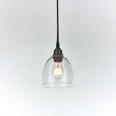 Bell Blown Pendant Light : Bathroom Version