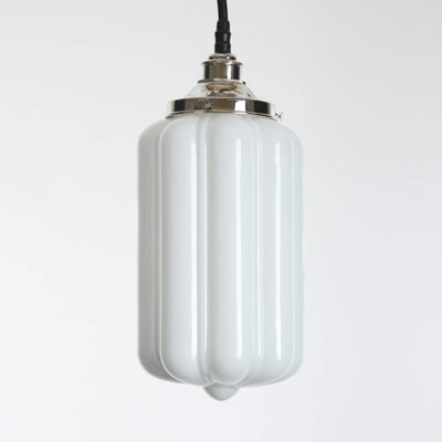 Ellington IP44 Bathroom Pendant Light - Opal Glass