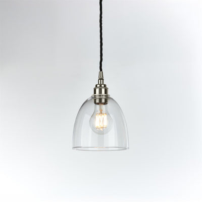 Bell Blown Pendant Light