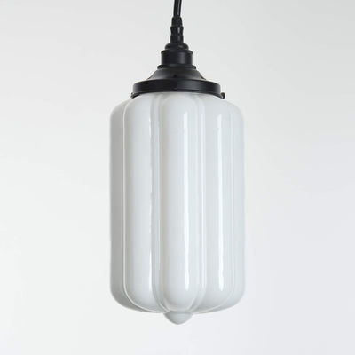 Ellington IP44 Bathroom Pendant Light - Opal Glass
