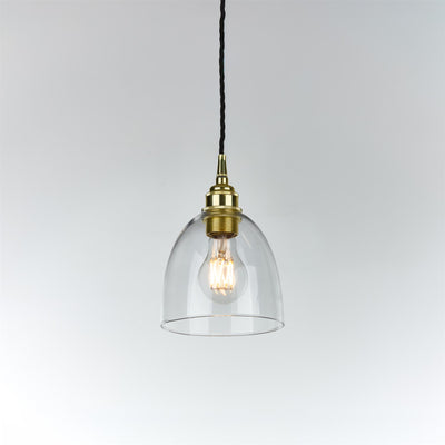 Bell Blown Pendant Light