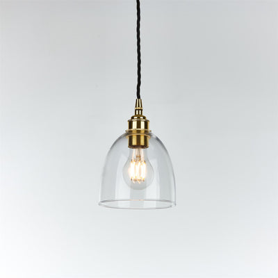 Bell Blown Pendant Light