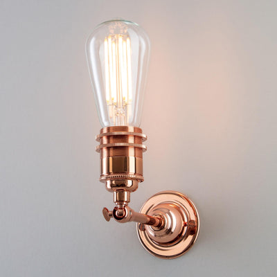 Outlet Industrial Wall Light - Copper