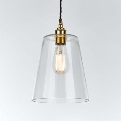 Tapered Blown Pendant Light