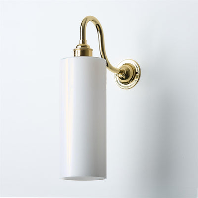 Parker Wall Light : Swan Arm : Bathroom Version