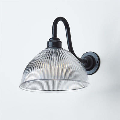 Prismatic Dome Wall Light : Swan Arm : Bathroom Version