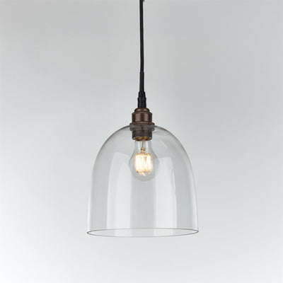 Bell Blown Pendant Light : Bathroom Version