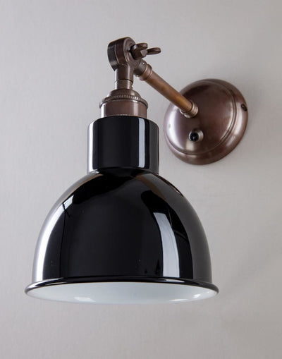 Churchill Wall Light : Adjustable Arm : Coloured Shades