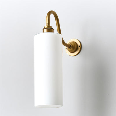 Parker Wall Light : Swan Arm : Bathroom Version