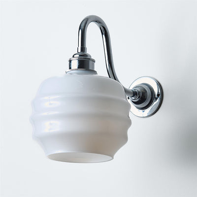 Deco Wall Light : Swan Arm : Bathroom Version